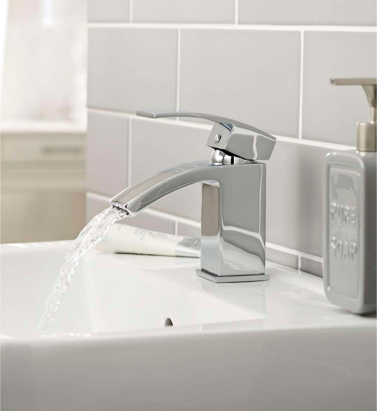 Florin taps in a bathroom