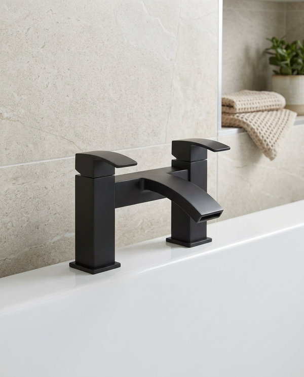 Fumo Matt Black Bath Filler