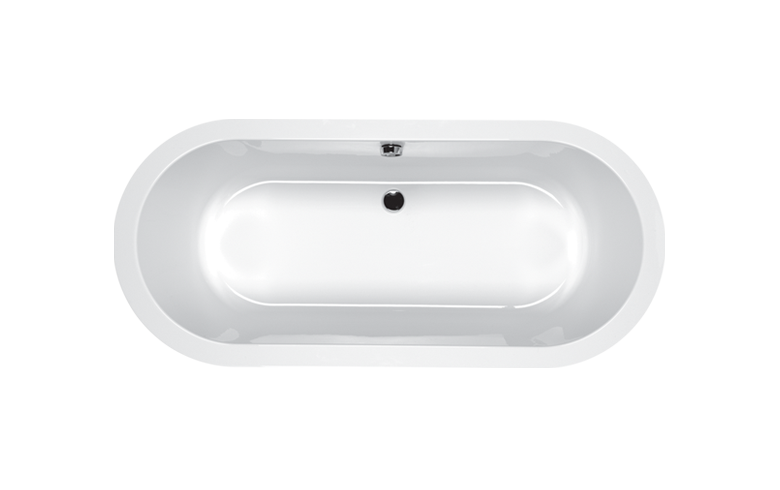 Carron Halcyon Freestanding Bath, plan view