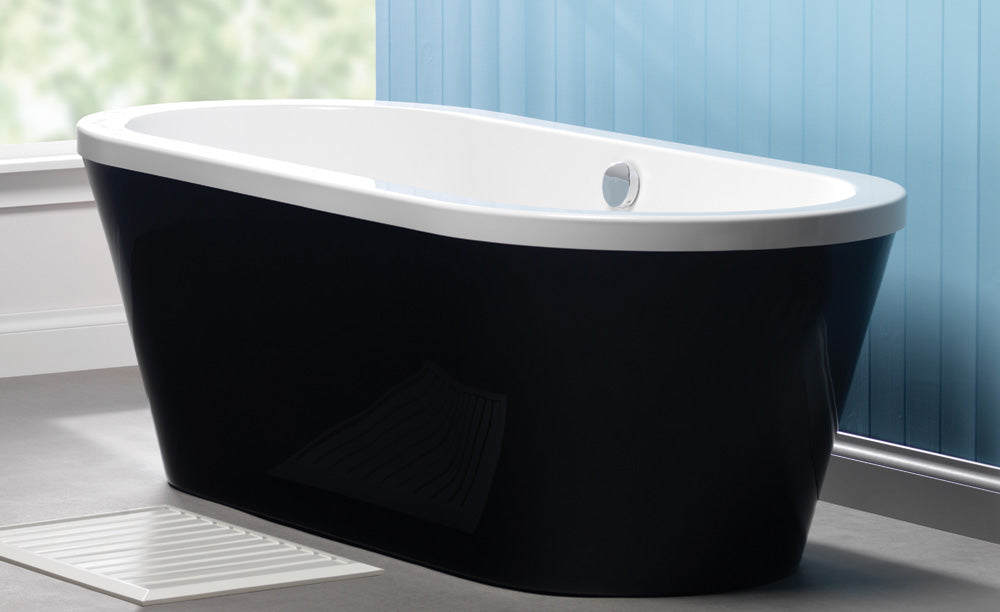 Carron Halcyon Freestanding Bath, in a bathroom setting
