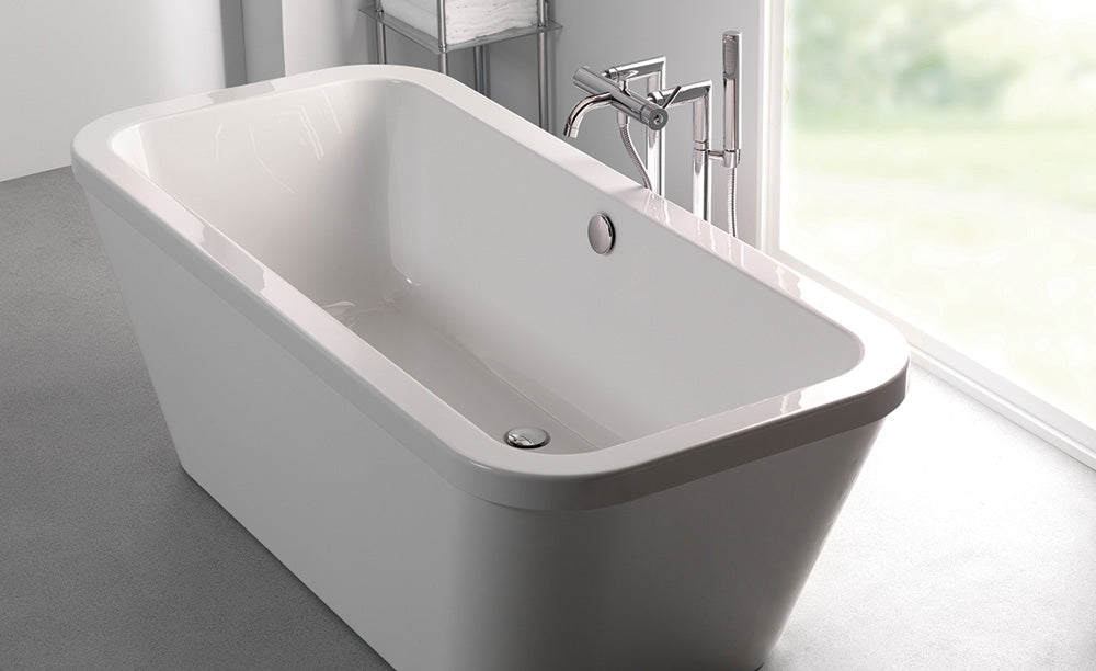 Carron Halcyon Freestanding Bath, in a bathroom setting