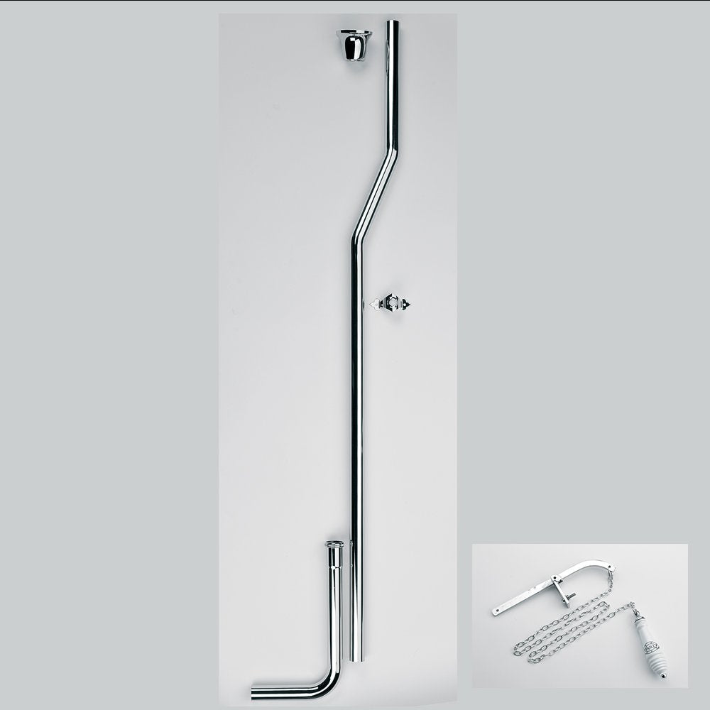 Flushpipe W/Min/Adeco H/L Flush Kit