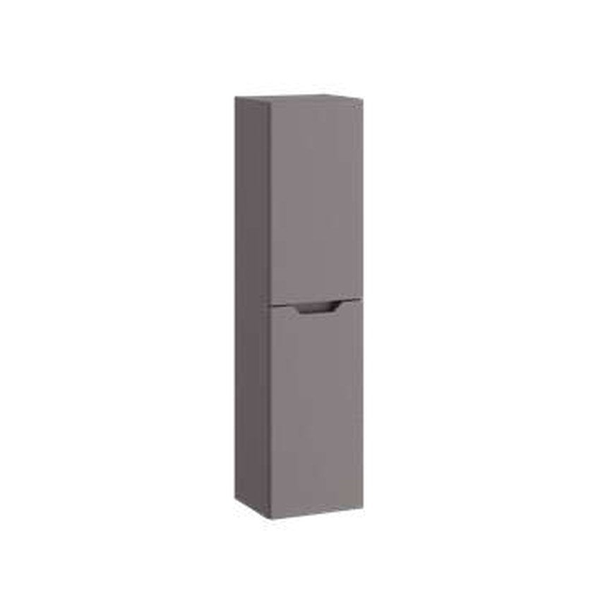 Hoxton Wall Mounted Tall Unit – Slate grey