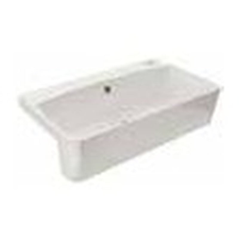 Ikona slim 500mm semi-recessed basin