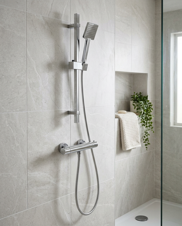 Instinta Square Exposed Bar Valve Shower Set