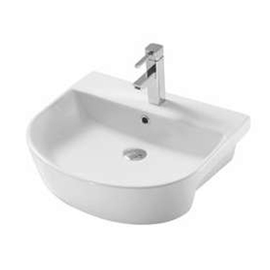 Kendal 560mm Semi-Recessed Basin