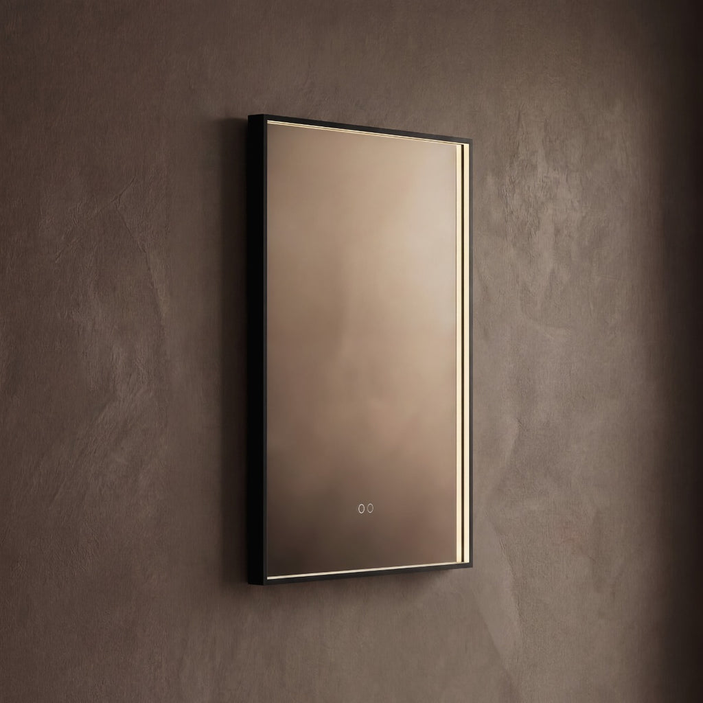 Kingsley Rectangular Mirror 60x80cm - Black