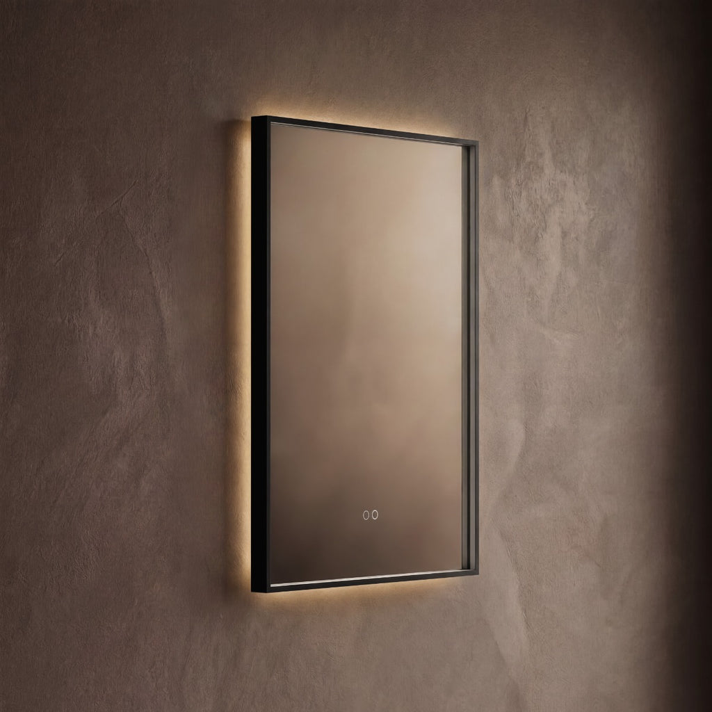 Kingsley Rectangular Mirror 60x80cm - Black