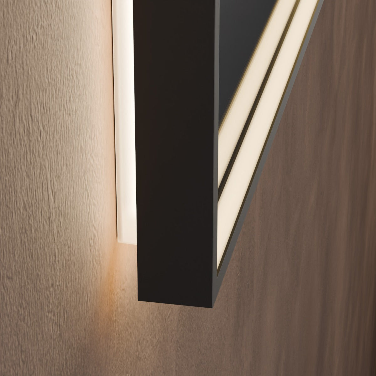Kingsley Arch Mirror 50x100cm - Black