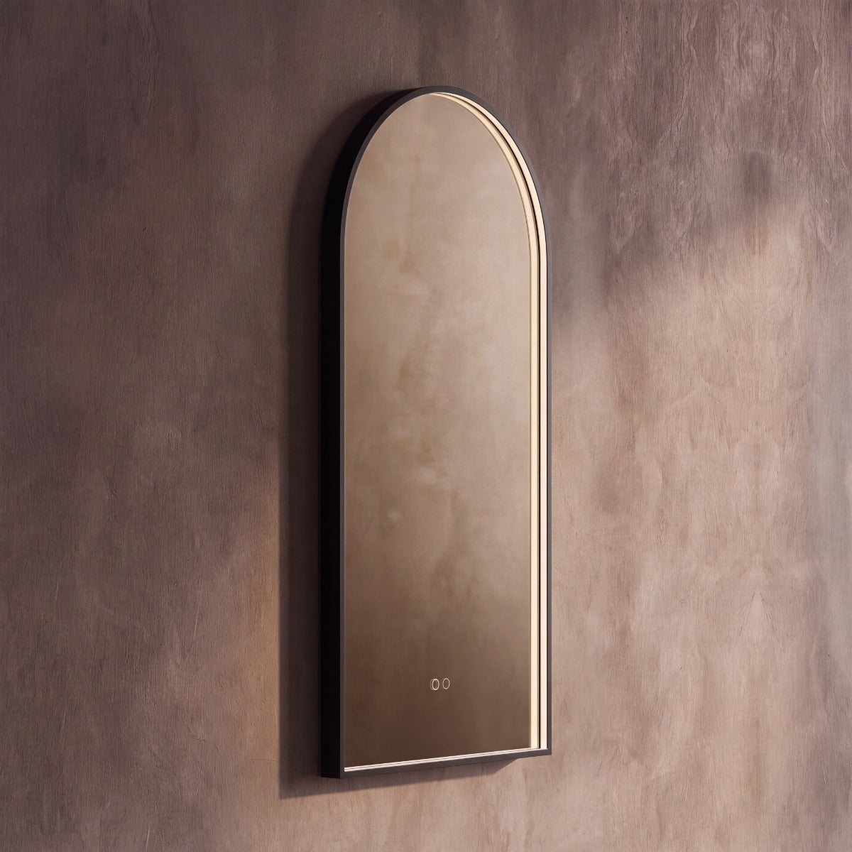Kingsley Arch Mirror 50x100cm - Black
