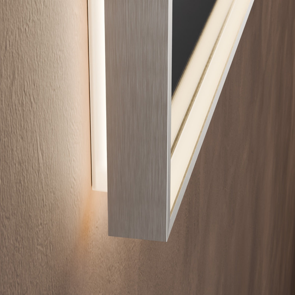 Kingsley Arch Mirror 50x100cm - Brushed Nickel