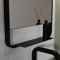 Ludgate Mirror with Shelf 55 Black