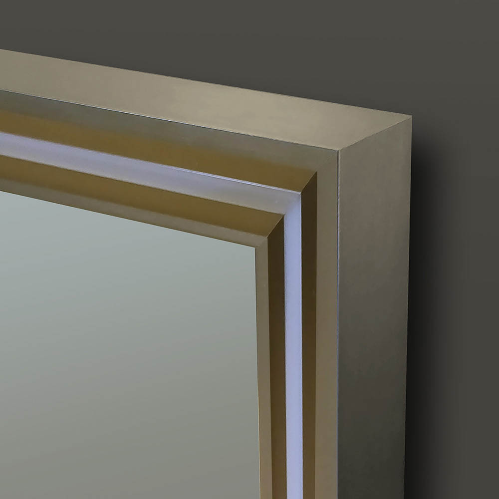 Lexington Mirror 60 Brushed Bronze - 60x80cm