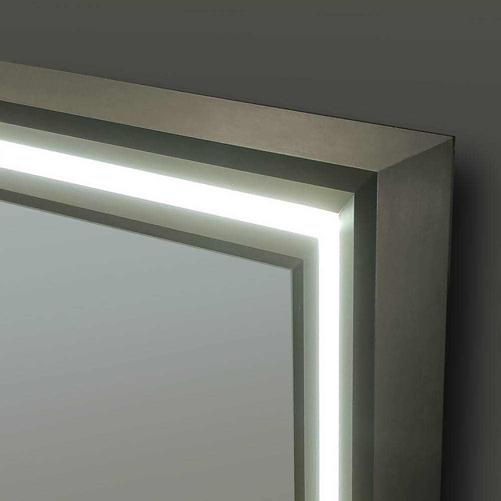 Lexington Mirror 60 Brushed Bronze - 60x80cm