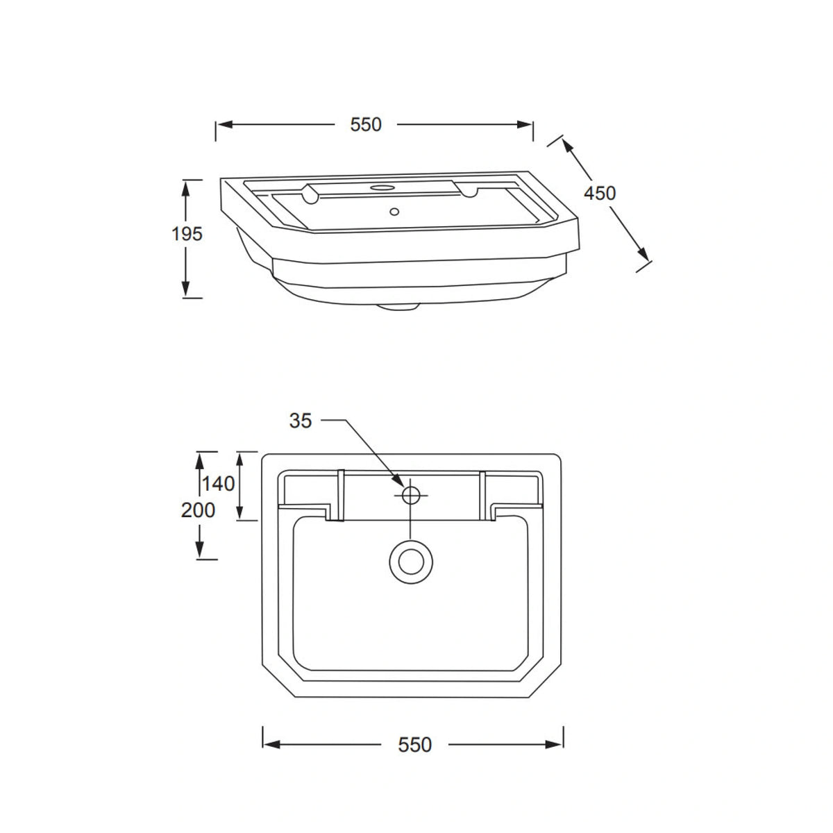 Lichfield 2-Door Vanity Unit & Basin