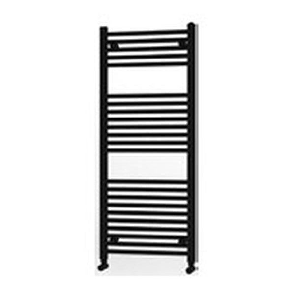 Linea Heated Towel Rail – 1200mm high, Black