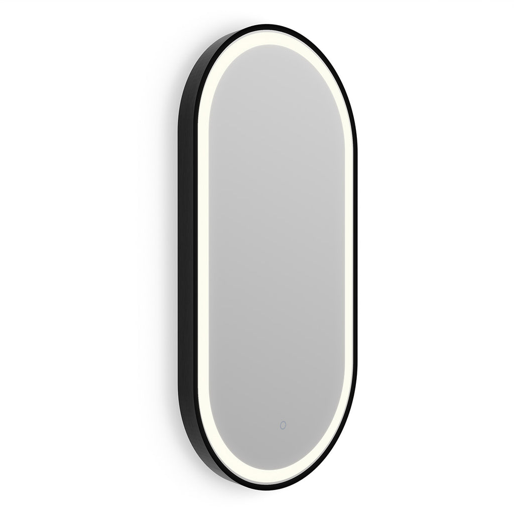 Lomax Light Capsule Mirror 40 Black - 40x80cm