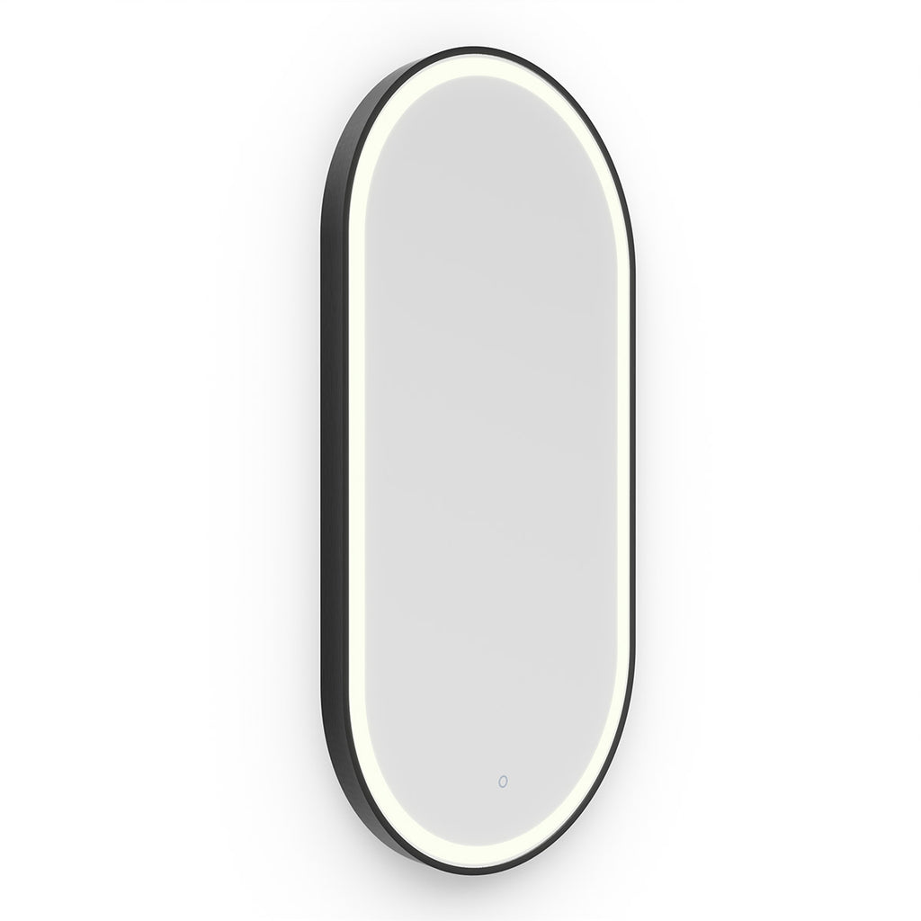 Lomax Light Capsule Mirror 50 Black - 50x100cm