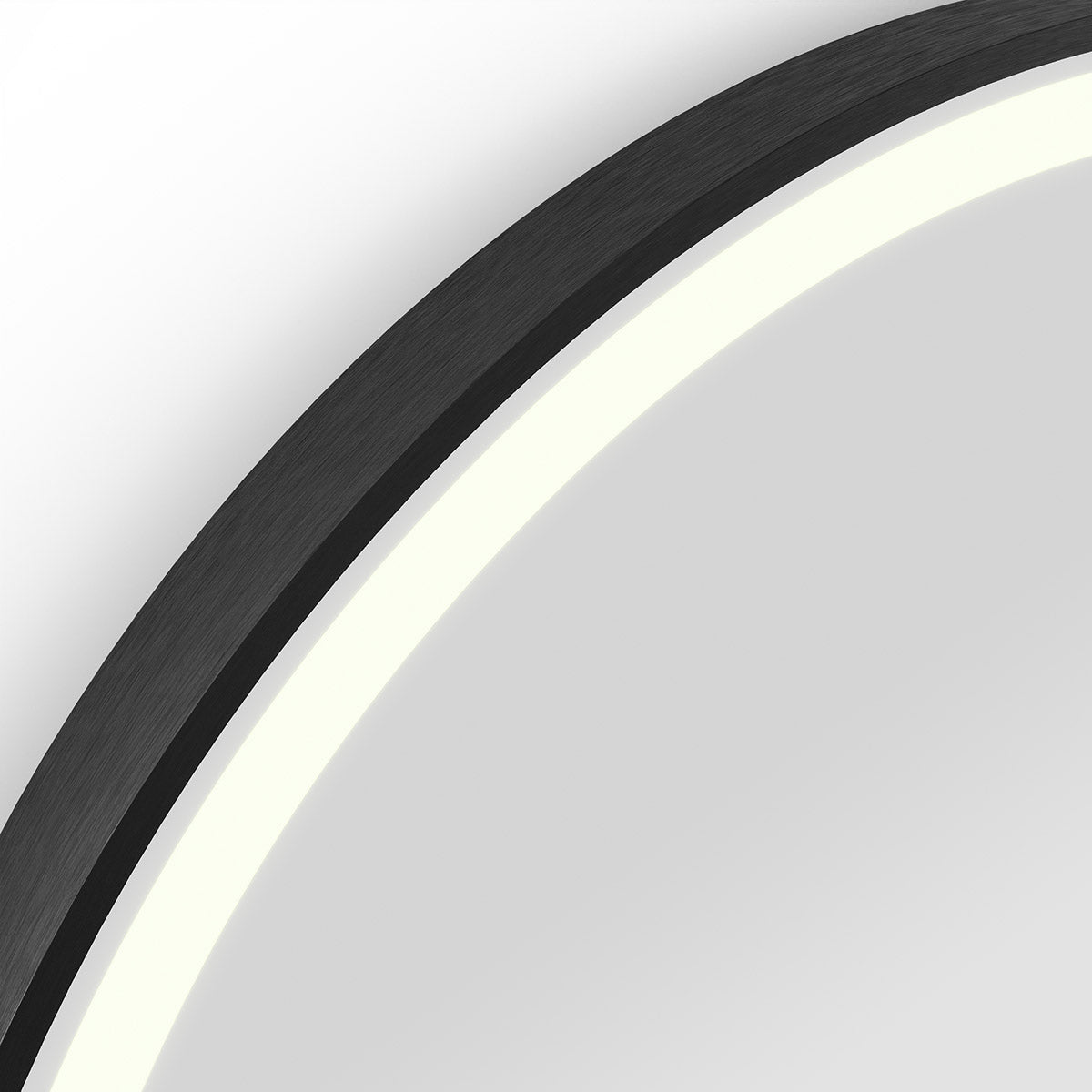 Lomax Light Capsule Mirror 50 Black - 50x100cm