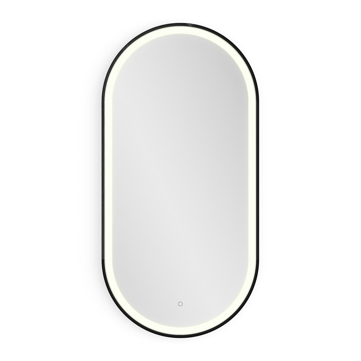 Lomax Light Capsule Mirror 50 Black - 50x100cm