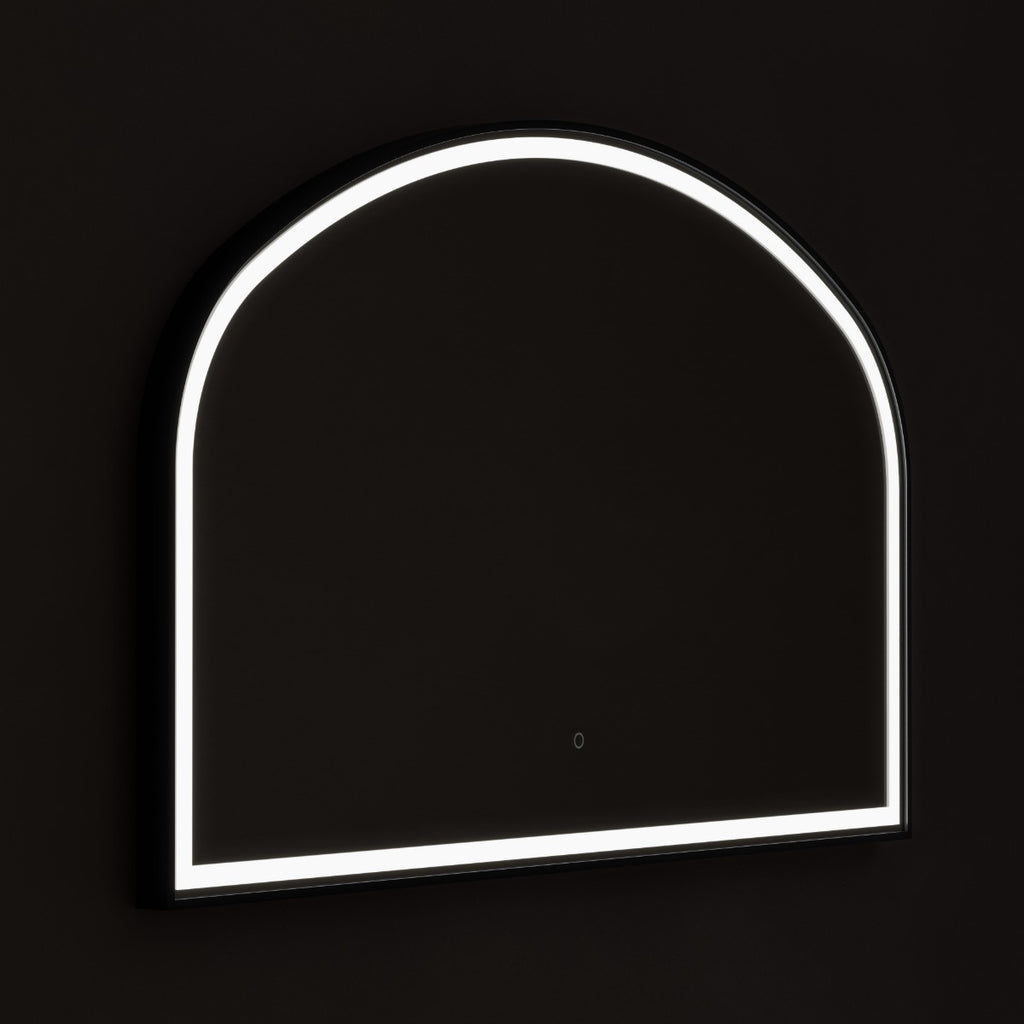 Lomax Light Overmantel Arch Black - 120x75cm