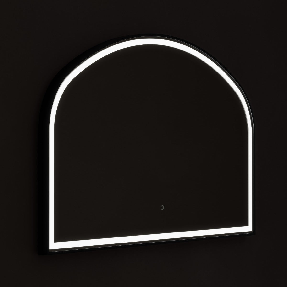 Lomax Light Overmantel Arch Black - 120x75cm