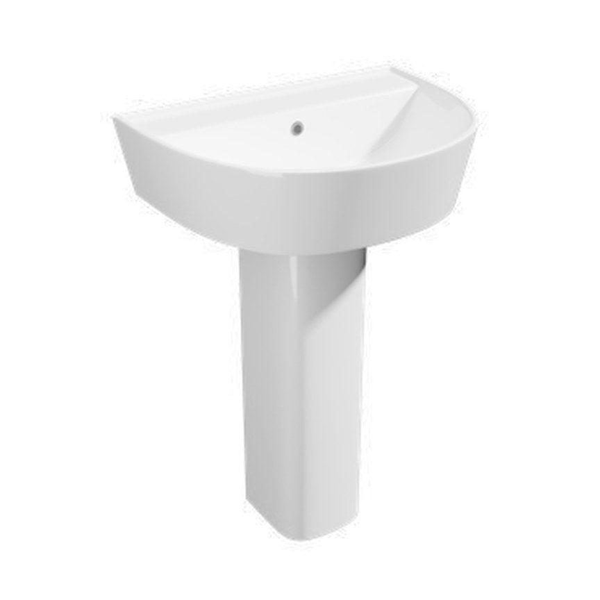 Lucca Round Basin & Pedestal