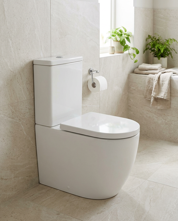 Lucca Round Close Coupled Toilet