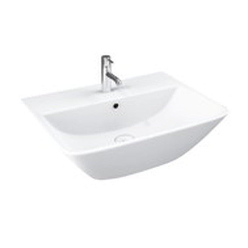 Lucia 500mm semi-recessed basin