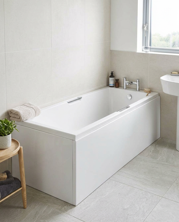 Lusso Twin Grip Single Ended Bath