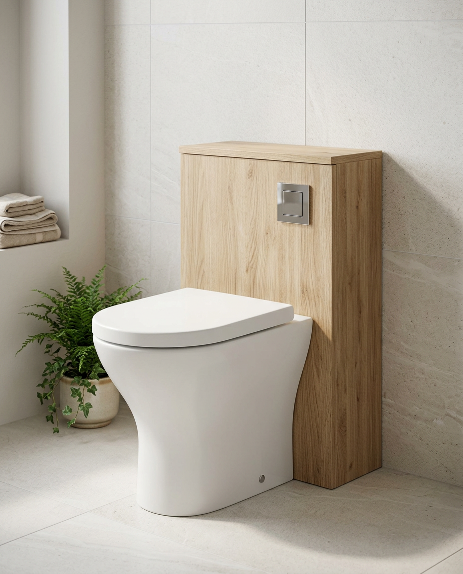 Madeley 500mm Back to Wall WC Unit in a bright modern bathroom
