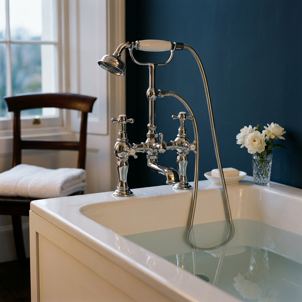 Balmore Bath Shower Mixer with Shower Head and Hose