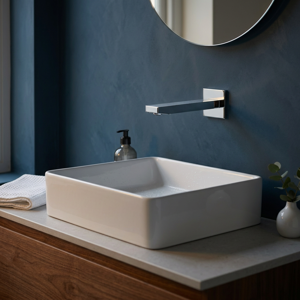 Zena Basin Mixer Wall Mounted Tap