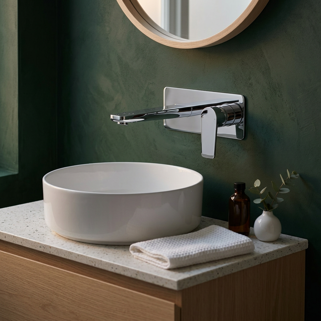 Synera Wall-Mounted Basin Mixer Tap