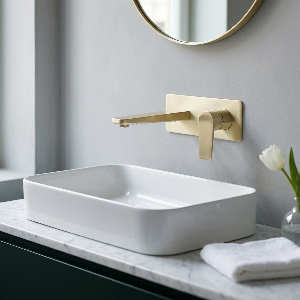 Synera Wall-Mounted Basin Mixer Tap