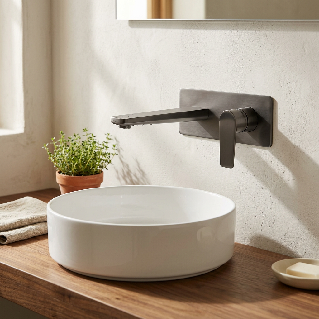 Synera Wall-Mounted Basin Mixer Tap