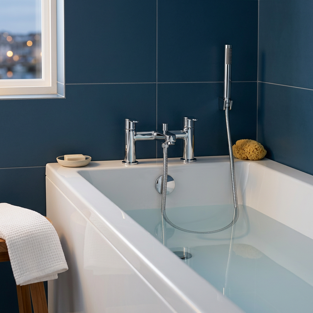 Avent Bath Shower Mixer Tap with Handset