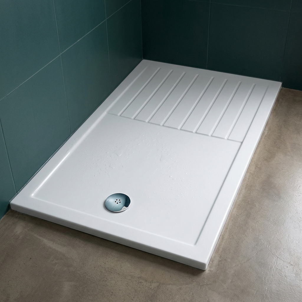 Lowline Shower Tray with Drying Area