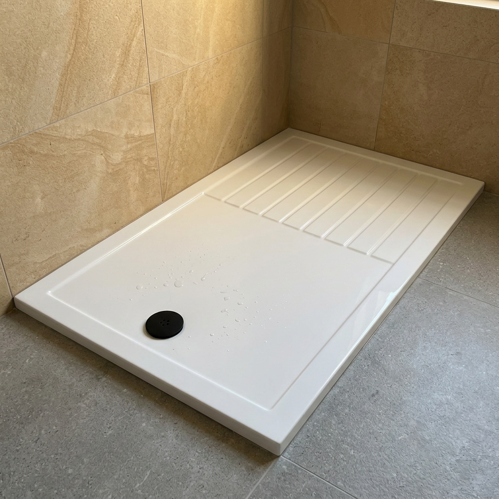 Lowline Shower Tray with Drying Area