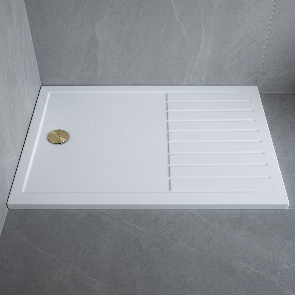 Lowline Shower Tray with Drying Area
