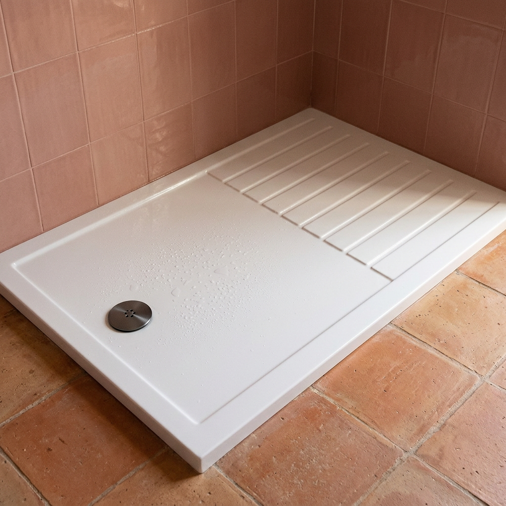 Lowline Shower Tray with Drying Area
