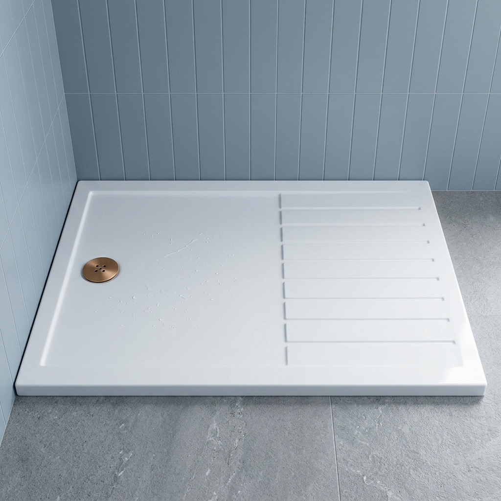 Lowline Shower Tray with Drying Area