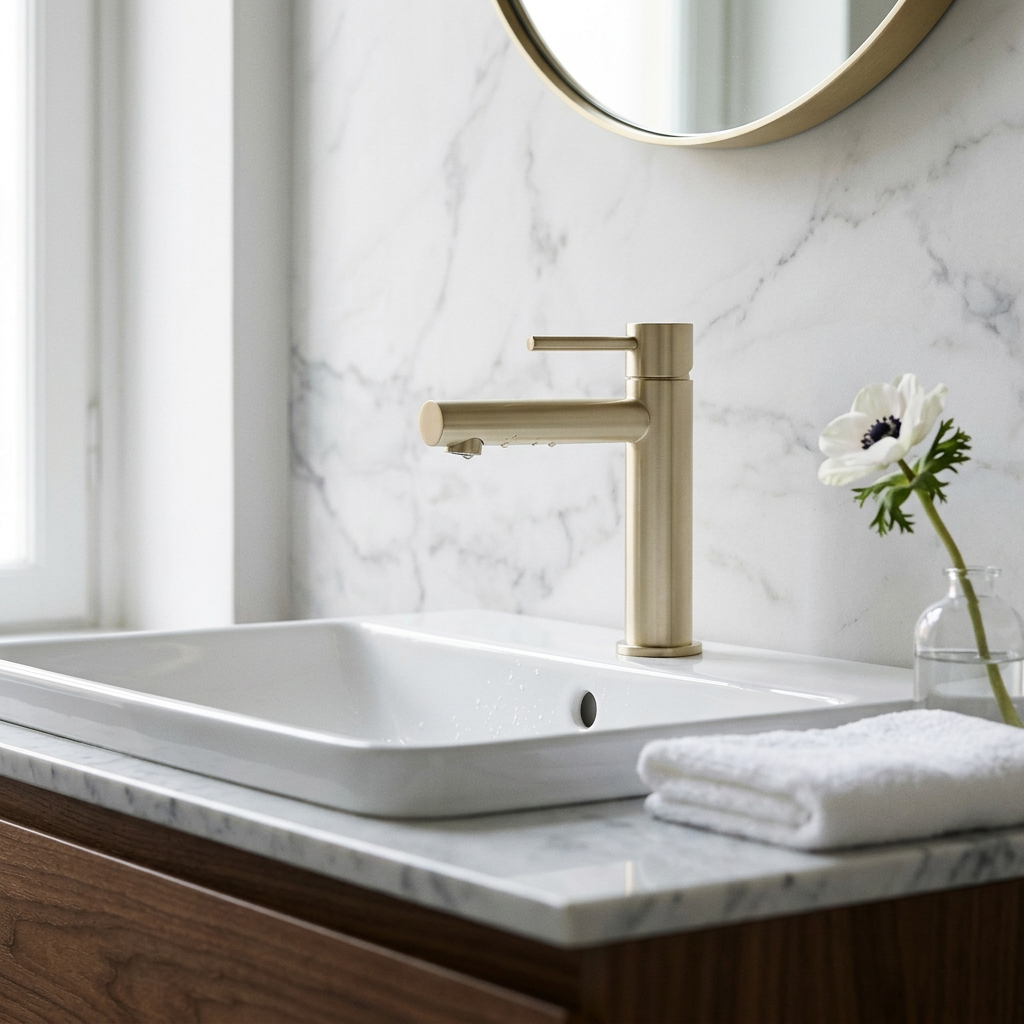 Sleeka Basin Mixer Tap