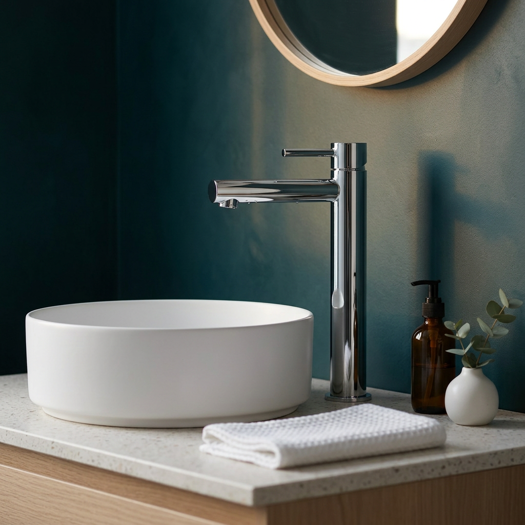 Sleeka Tall Basin Mixer Tap