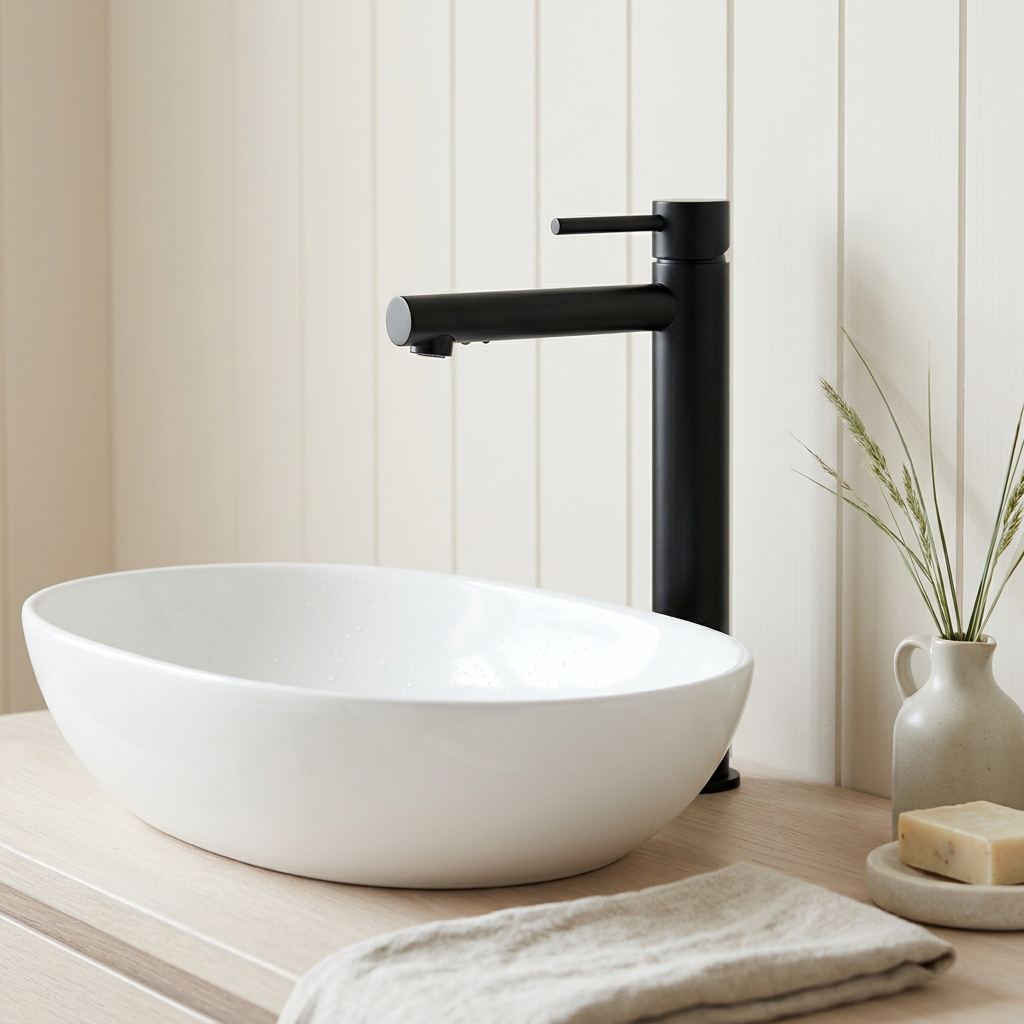 Sleeka Tall Basin Mixer Tap