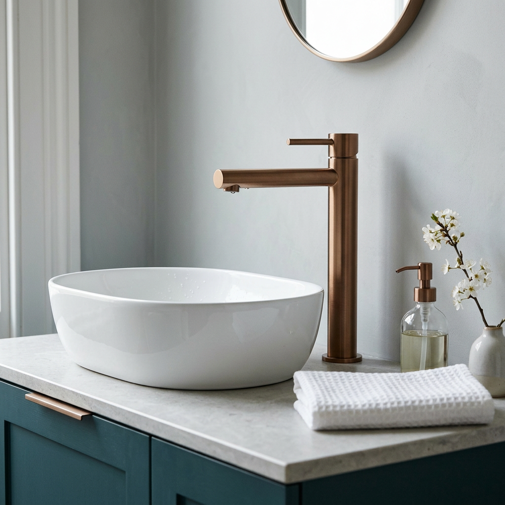 Sleeka Tall Basin Mixer Tap