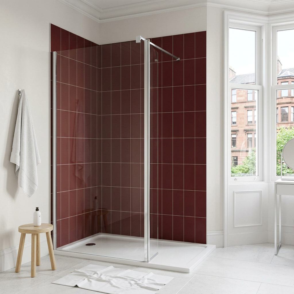 Modena 8 Frameless Walk-In Shower Screen