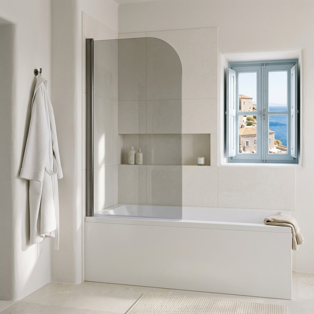 Modena 6 Radius Bath Screen