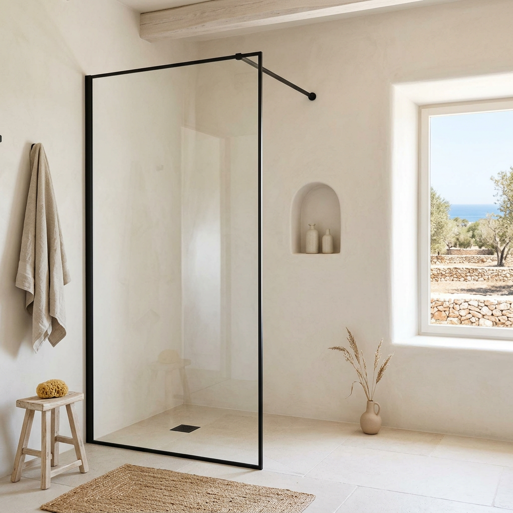 Modena 8 Slim Frame Walk-In Shower Screen