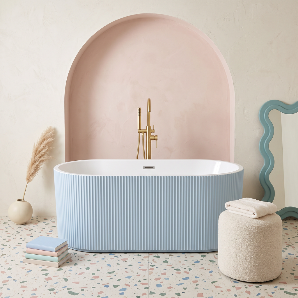 Ginette Fluted Freestanding Bath